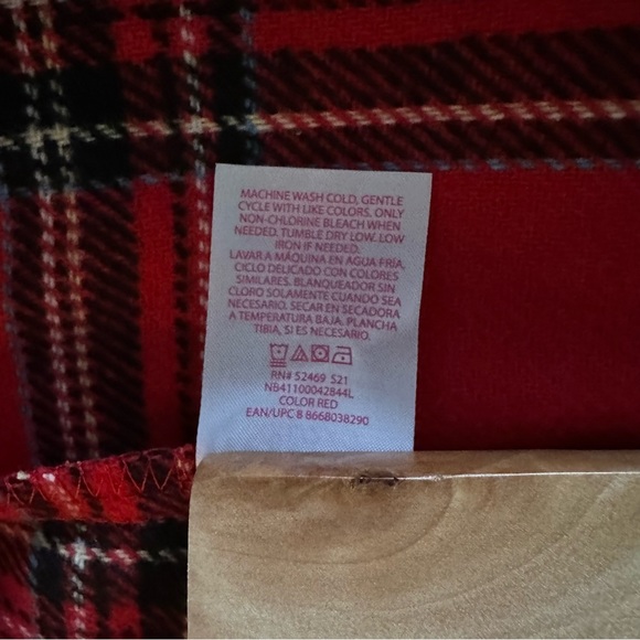 No Boundaries Tartan Skirt Red size XXL 12 Women - Picture 3 of 10